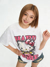 オーバーサイズ カジュアル プリント Tシャツ F-13543