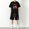 男女兼用 上質 カジュアル Tシャツ & ショーツ セットアップ E-13274