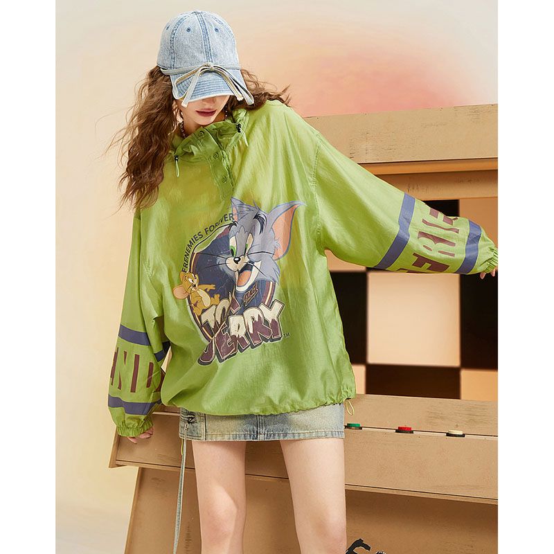 話題沸騰中 個性的なデザイン 一目惚れ 日焼け対策 グラデーション パーカー -A1103