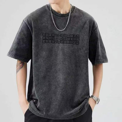 デザイン性抜群 カジュアル 半袖 Tシャツ E-80065