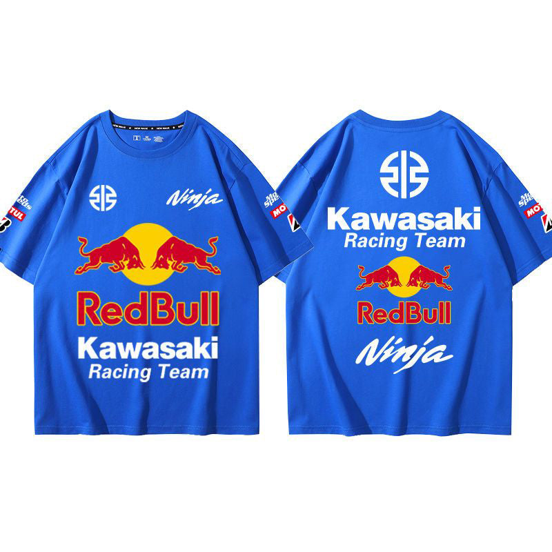 新作 上品 9色選べる レーシングスーツTシャツ半袖  A705