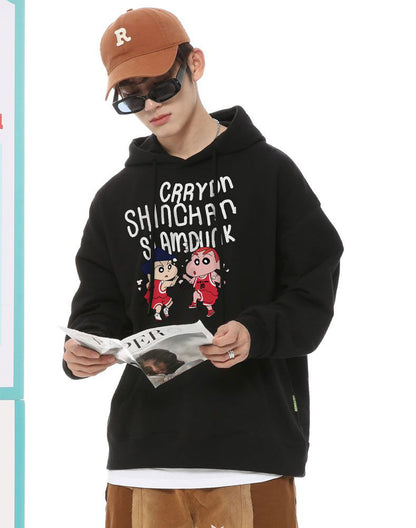 存在感抜群 トレンドアイテム  個性的なデザイン カジュアル プリント 3色 2種選択可 パーカー -A1487