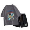 売り切れ必至 カジュアル  半袖Ｔシャツⅹパンツセット 全5色-A911