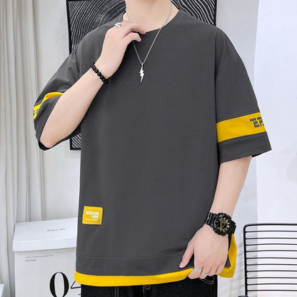 男女兼用 大人気 シンプル Tシャツ & ショーツ セットアップ E-80020