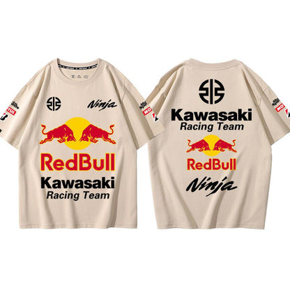 新作 上品 9色選べる レーシングスーツTシャツ半袖  A705