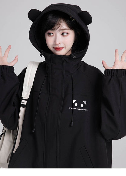 超人気商品 マウンテンジャケット全2色 パンダロゴ 男女兼用 コート E-4794