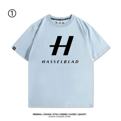 大人可愛い おすすめ プリントロゴ　半袖 Tシャツ-A2372