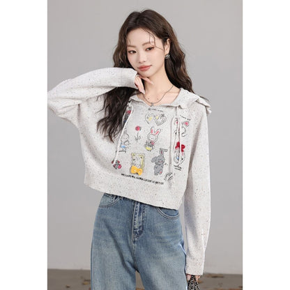 都市ファッショ オシャレデザイン 可愛い  スウェットiEf-10194