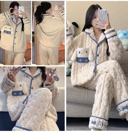 話題沸騰中 トレンドアイテム 存在感抜群 肌触り抜群 5種選択 サンゴフリース パジャマ E-9778