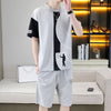 男女兼用 人気 カジュアル Tシャツ & ショーツ セットアップ E-80076