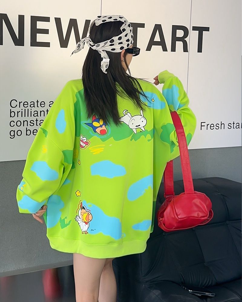 絶対流行 都市ファッショ オシャレ デザイン プリント 大人可愛い  全3色  パーカー -A1512