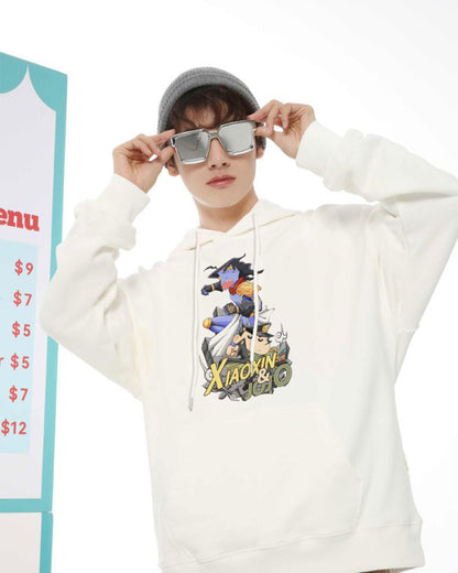 絶対流行 流行新作 目を奪われる  カジュアル プリント 3色 2種選択可 パーカー -A1488