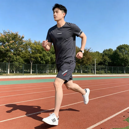 今季トレンド スポーツ Tシャツ & ショーツ セットアップ E-80096