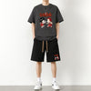 男女兼用 上質 カジュアル Tシャツ & ショーツ セットアップ E-13274