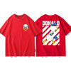 男女兼用 プリント 半袖 Tシャツ E-13187