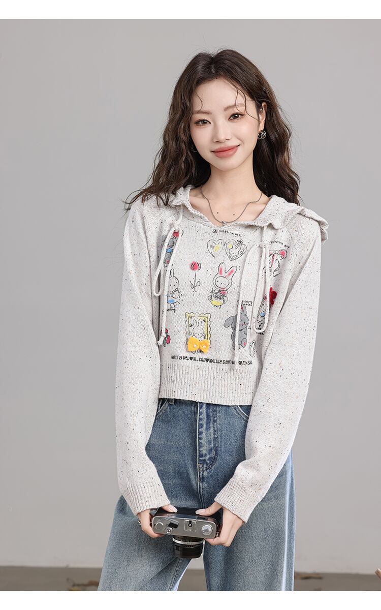 都市ファッショ オシャレデザイン 可愛い  スウェットiEf-10194