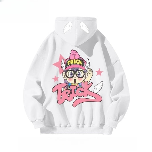 好感度UP ファッション プリントロゴ　パーカーins-4249