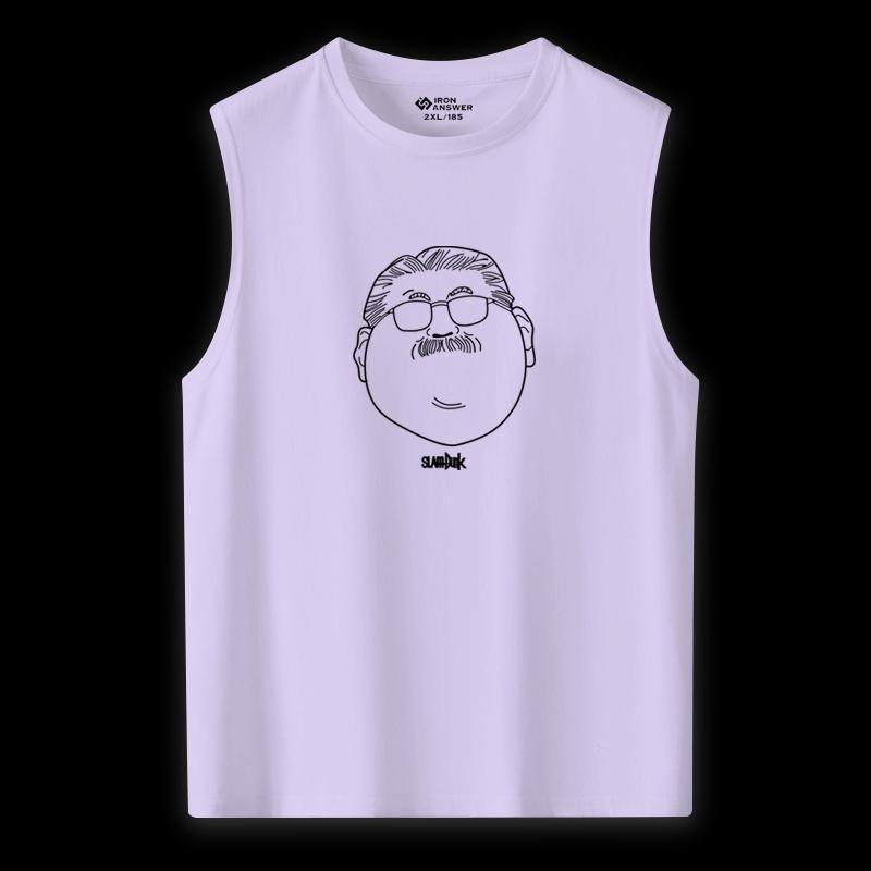 売れ筋　美人度アップ 　おすすめ プリントロゴ 袖なし Tシャツ-A2664