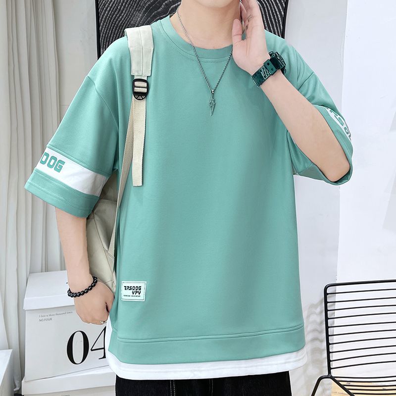 男女兼用 大人気 シンプル Tシャツ & ショーツ セットアップ E-80020