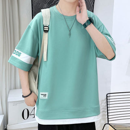 男女兼用 大人気 シンプル Tシャツ & ショーツ セットアップ E-80020