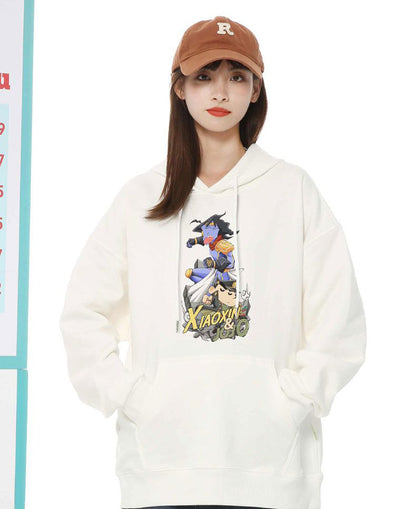 絶対流行 流行新作 目を奪われる  カジュアル プリント 3色 2種選択可 パーカー -A1488