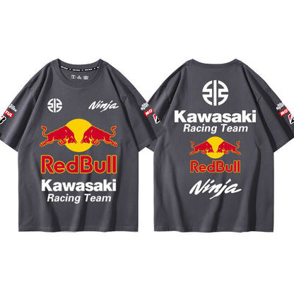 新作 上品 9色選べる レーシングスーツTシャツ半袖  A705