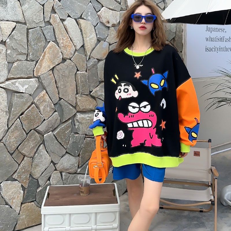 超人気 着回し力抜群 ファッション感満々 カラーマッチング 切り替え  全2色  パーカー -A1516