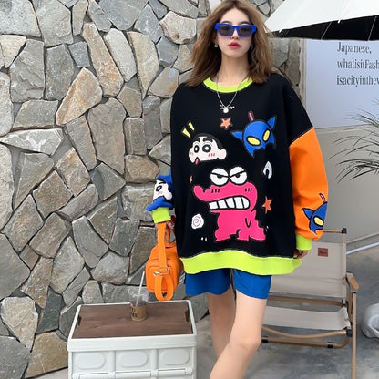 超人気 着回し力抜群 ファッション感満々 カラーマッチング 切り替え  全2色  パーカー -A1516