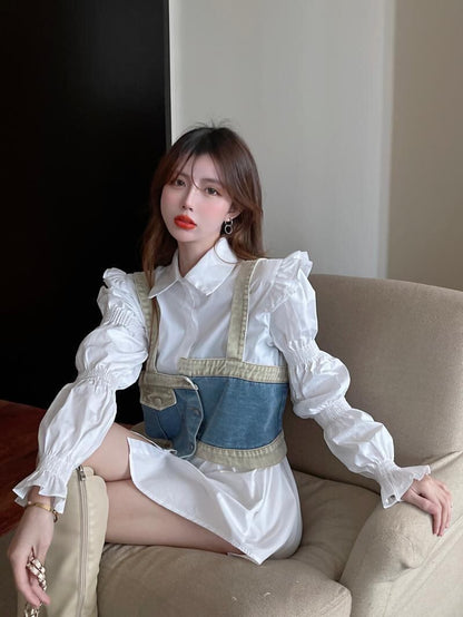 デニム デザイン 絶対欲しい 着心地良い カジュアル スウェットE-10785