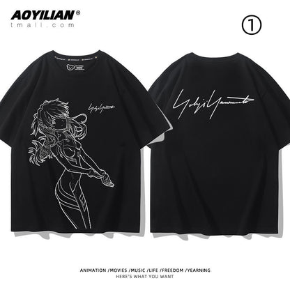 売り切れ必至　着回し力抜群　おすすめ プリントロゴ 半袖 Tシャツ-A2531