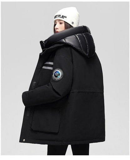 ファッション感満々 肌触り抜群 高見えデザイン 3色選択 ダウンジャケット E-9678