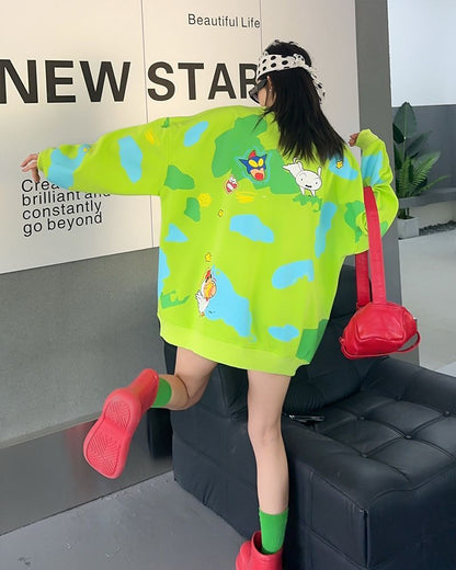 絶対流行 都市ファッショ オシャレ デザイン プリント 大人可愛い  全3色  パーカー -A1512