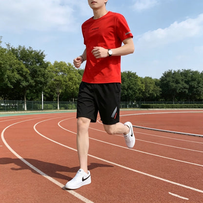 今季トレンド スポーツ Tシャツ & ショーツ セットアップ E-80096