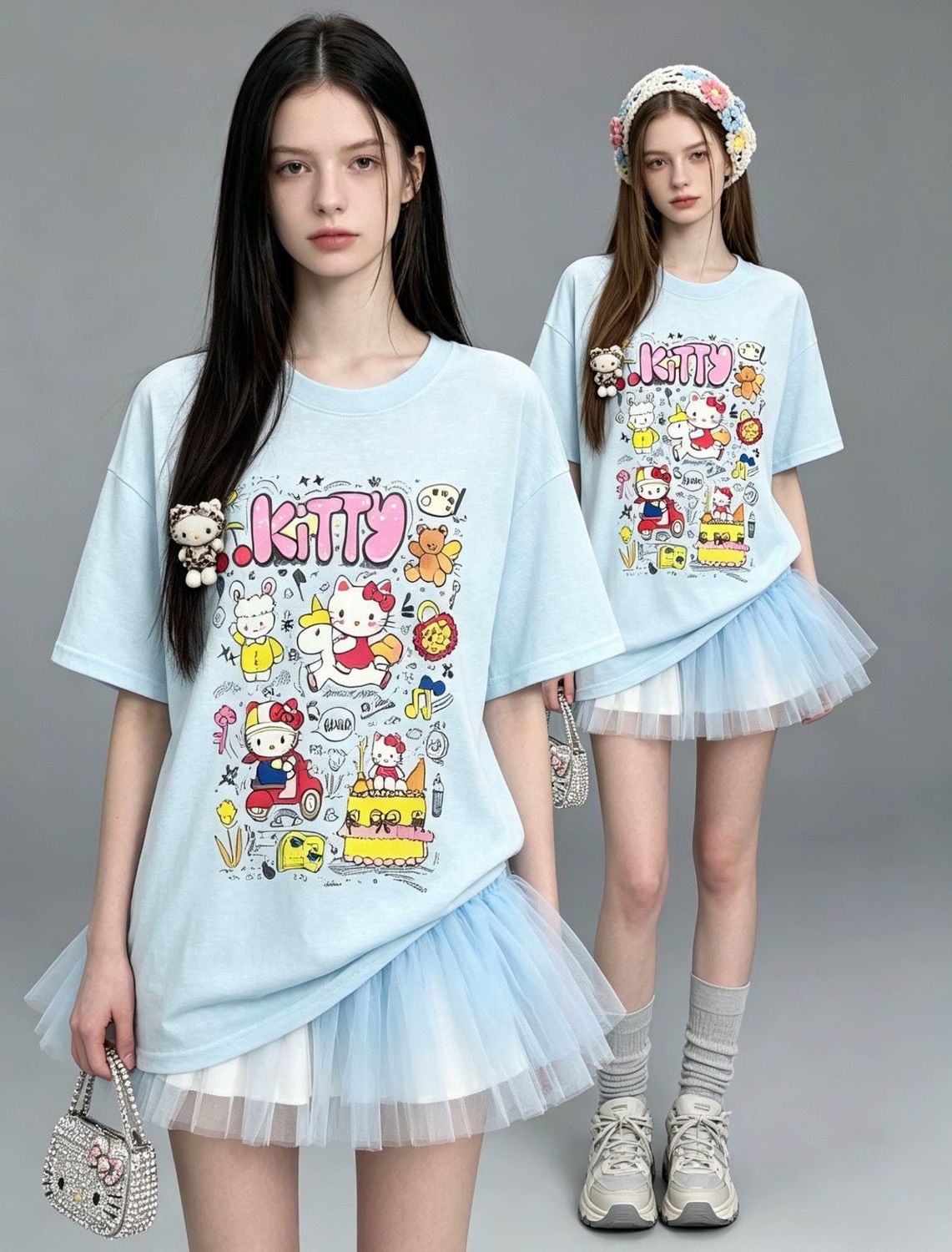 新作トレンド プリント カジュアル Tシャツ E-13470