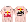 大活躍 海外トレンド10色選べる レーシングスーツ半袖Tシャツ -A704