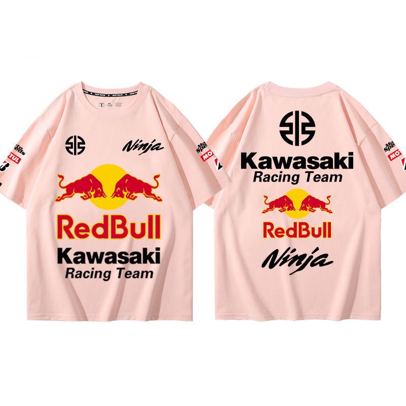 新作 上品 9色選べる レーシングスーツTシャツ半袖  A705