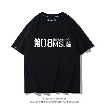 好感度100％  おすすめ プリントロゴ 半袖 Tシャツ-A2685