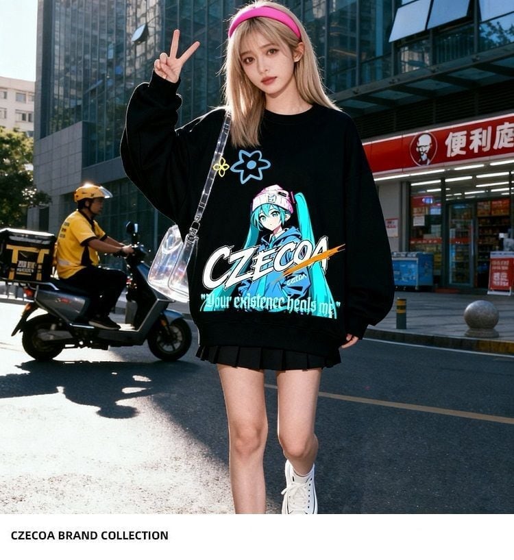 スウィート 大人可愛い アバンギャルド  早い者勝ち カジュアル スウェットE-12288