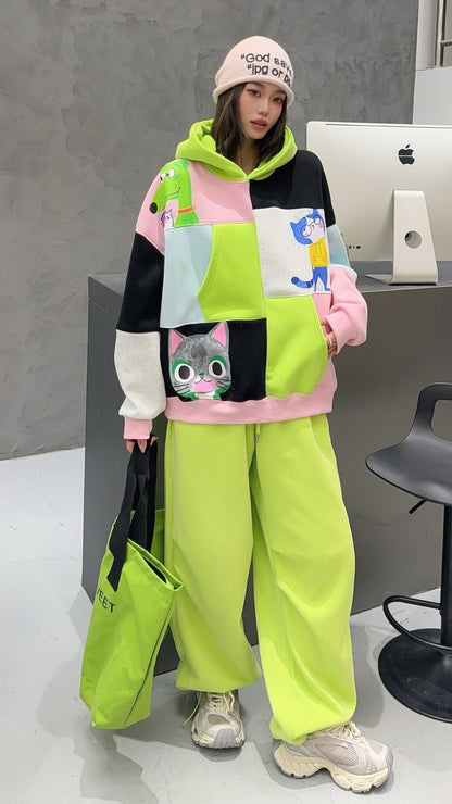 絶対欲しい  アバンギャルド ファッション カジュアル   2色 スウェット E-12212