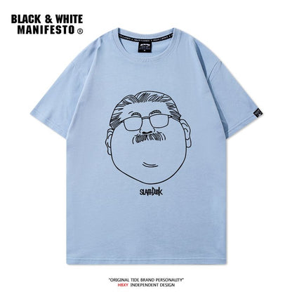 【人気ランキングNO.2】早い者勝ち　好感度UP おすすめ プリントロゴ　半袖 Tシャツ-A2356