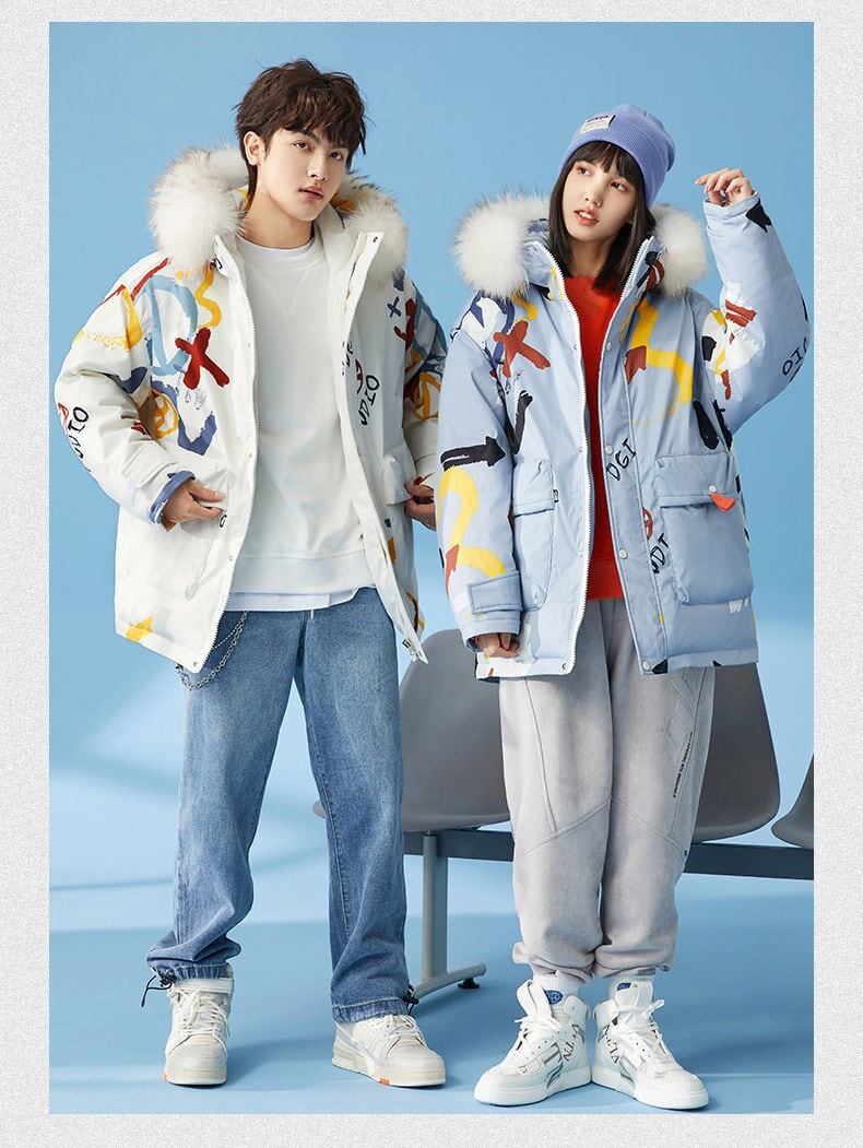 今季マストバイ カジュアル ユニセックス ダウンジャケット 男女兼用E-5894