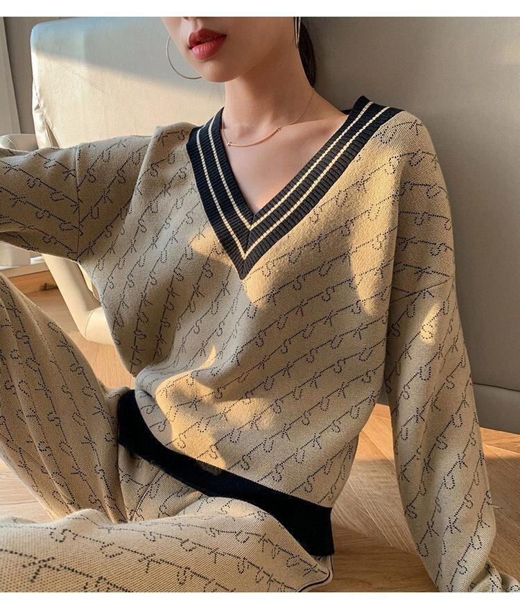 今季マストバイ おしゃれ度高め 好感度UP 着心地良い トップス+パンツセット E-10867