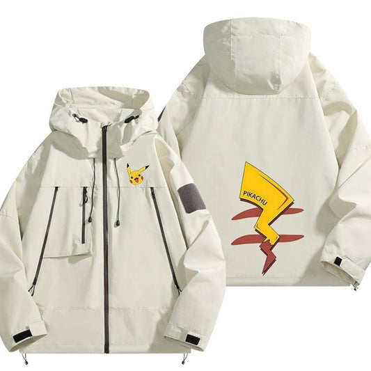 話題沸騰中  防寒  撥水加工 バックビッグロゴ 男女兼用 4色展開 マウンテンパーカー E-12709