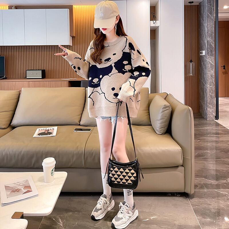 超人気 キュート ファッション 美人度アップ スウェットE-10087