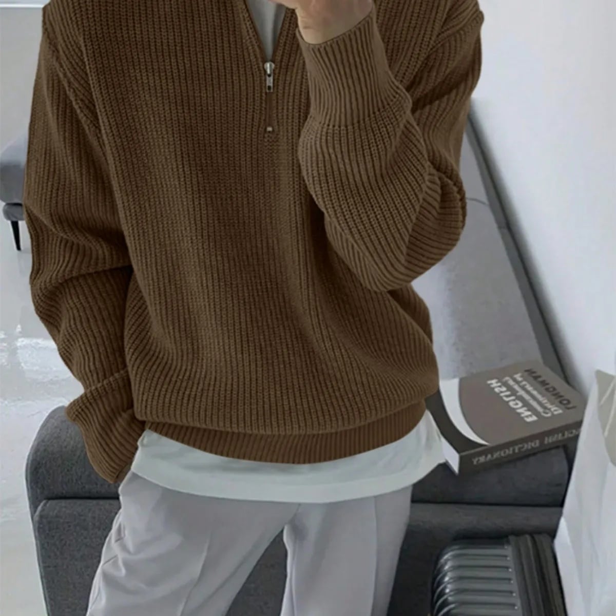 取り入れたい おすすめ 今季マストバイ 全4色 ニット 男女兼用E-12551