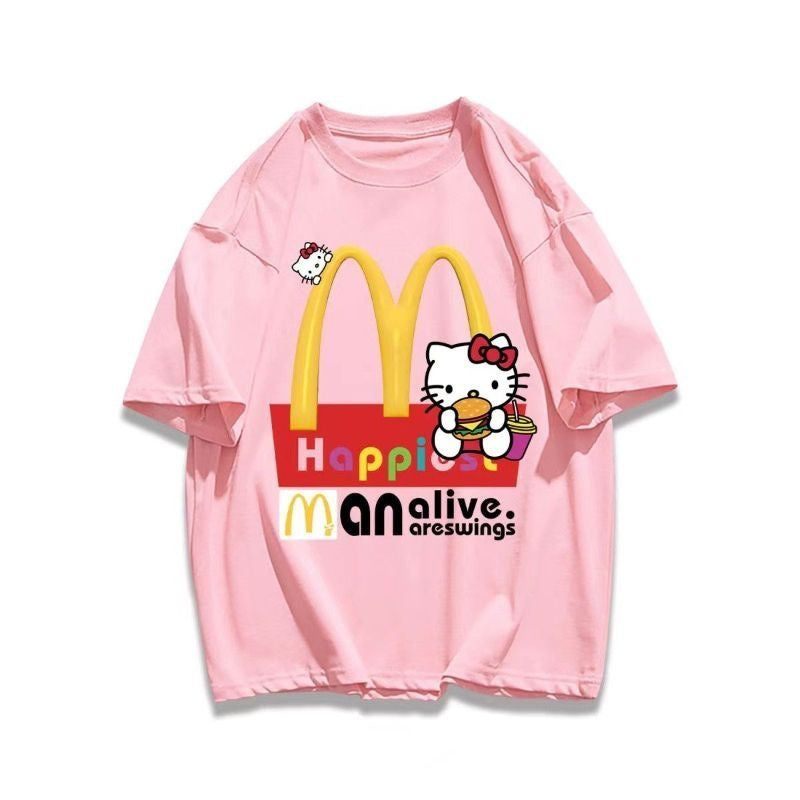 好感度UP  売れ筋   おすすめ プリントロゴ 半袖 Tシャツ-A2512