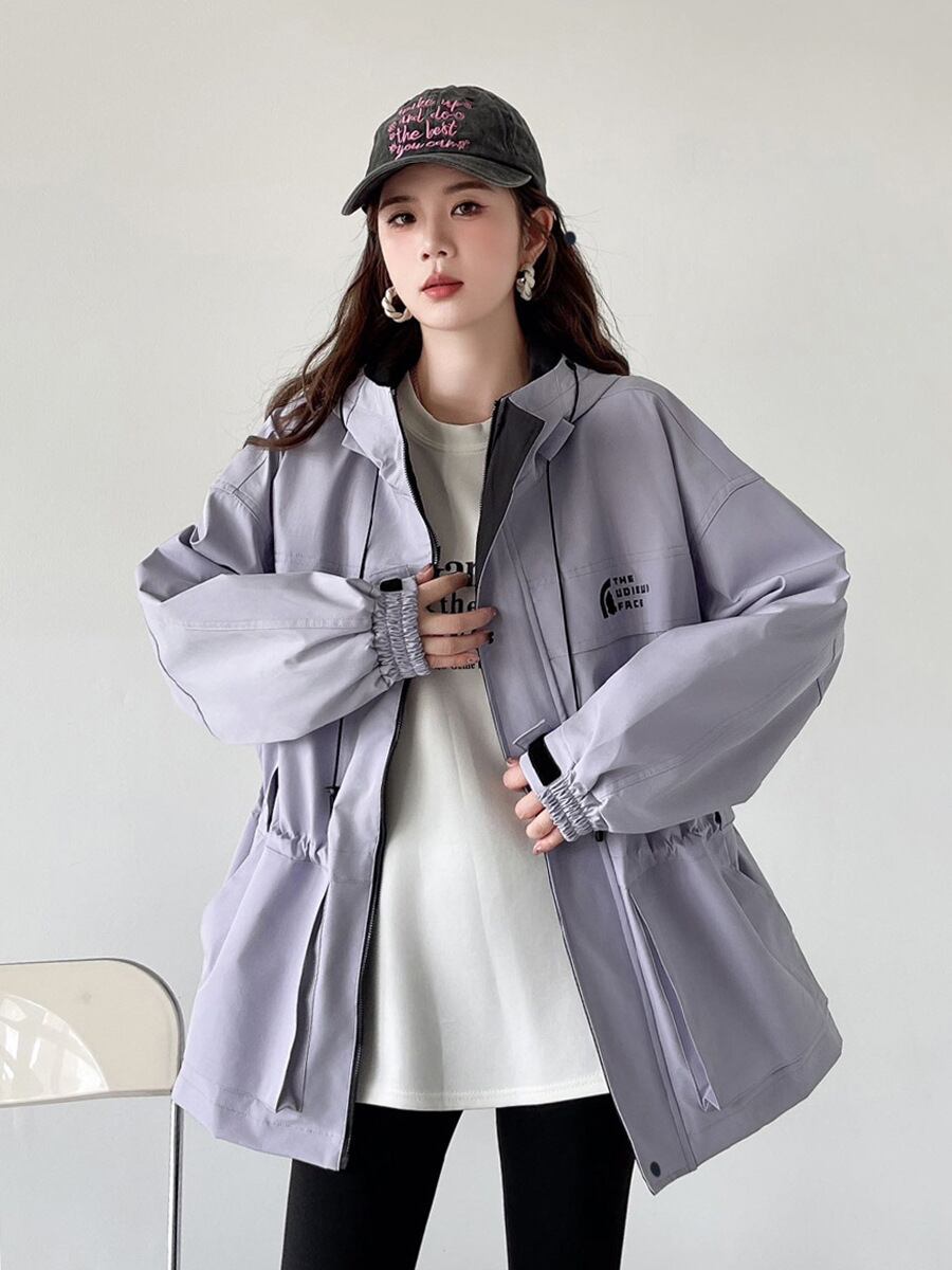 新作 ファッション 今季マストバイ スタイルアップ 3色選択 フード付きジッパーコート E-9760