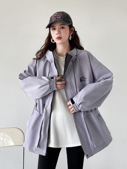 新作 ファッション 今季マストバイ スタイルアップ 3色選択 フード付きジッパーコート E-9760