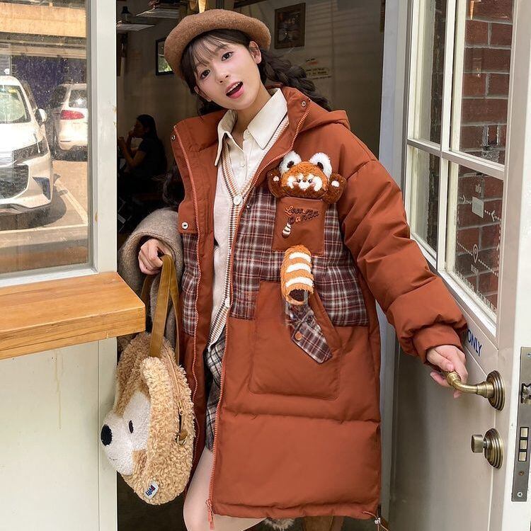 好感度UPファッション フード付きジッパーコート スタイルアップ E-10040