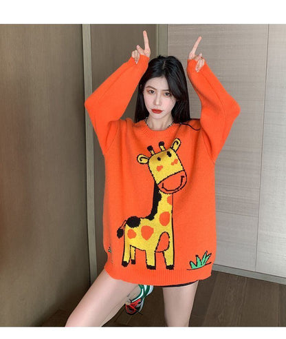 売り切れ必至 デザインも可愛く、細見えする 柔らかくて優しい印象 ニットトップスE-9927